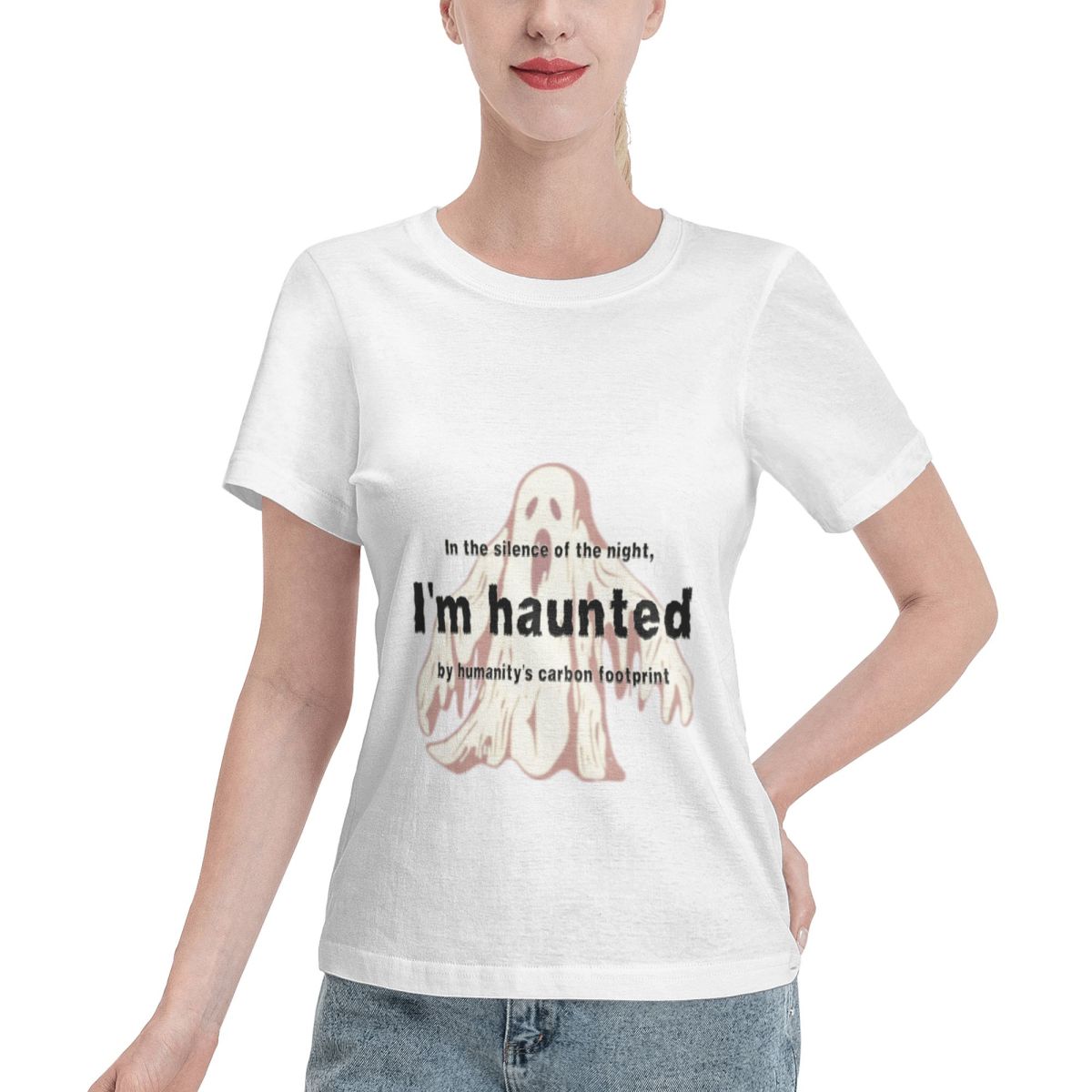Sustainable Living Lifestyle - T-shirt pour femme au design amusant,